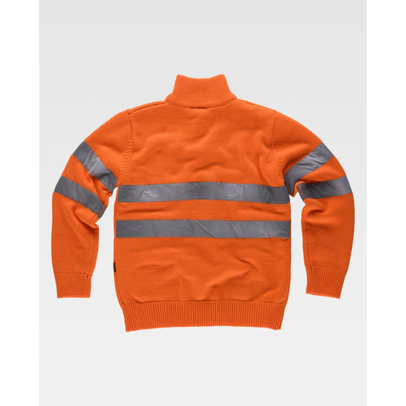 WORKTEAM Fluor Half Zip Turtleneck Sweater C5508