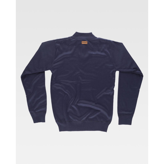 High-neck jersey with combined view WORKTEAM S5601