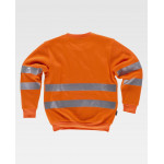 Sweatshirt clássica Fluorescente com costuras reforçadas WORKTEAM C9030