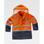Parka convertible 4 en 1 haute visibilité Raincoat WORKTEAM C3745