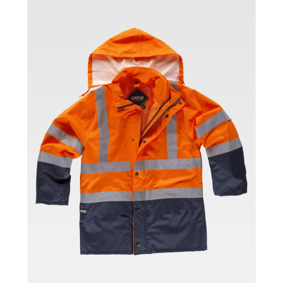 Parka convertible 4 en 1 haute visibilité Raincoat WORKTEAM C3745