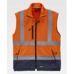 WORKTEAM C3745 High Visibility waterproof 4-in-1 convertible parka