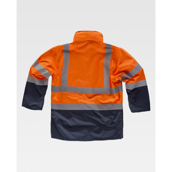WORKTEAM C3745 High Visibility waterproof 4-in-1 convertible parka