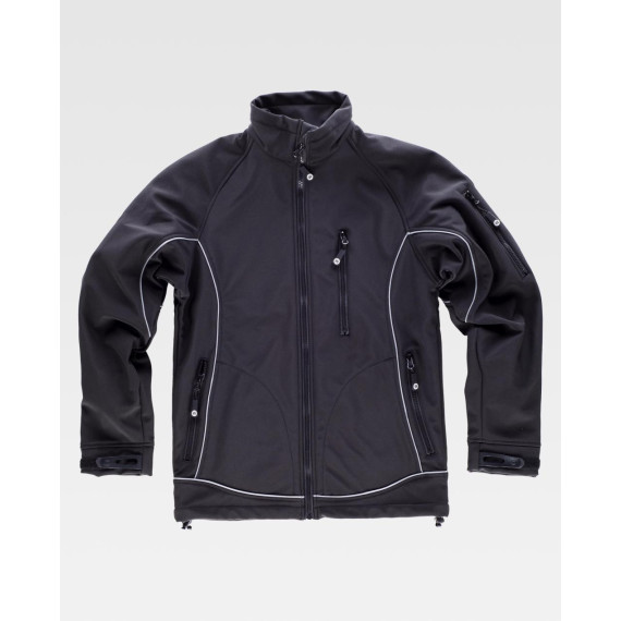 Workshell Jacketshell Ranglán Sleeve Manga