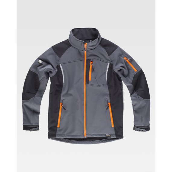 Jaqueta Workshell combinada de manga raglan e alta capacidade térmica WORKTEAM S9495