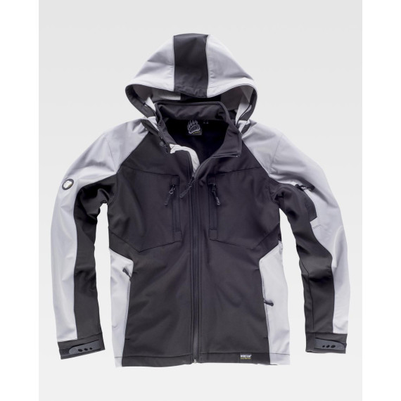 Windbreaker jacket with reflective details WORKTEAM Future WF1040