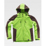 Chaqueta cortavientos con vivos reflectantes