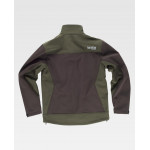 Giacca Workshell con inserti e patta protettiva interna WORKTEAM S8620 Sport