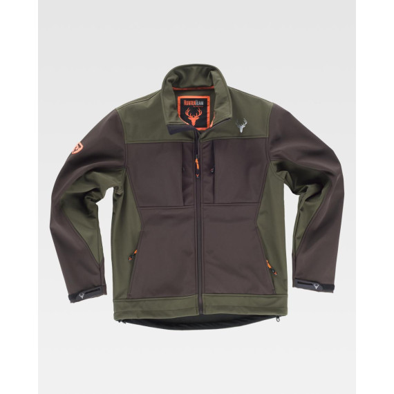 Workshell-Jacke mit Einsätzen und innerem Schutzkragen WORKTEAM S8620 Sport