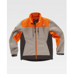 Chaqueta Workshell combinada en tres colores de cuello alto WORKTEAM Sport S8625