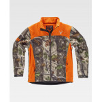 Jaqueta Workshell com motivos vegetais e bolsos interiores WORKTEAM S8665