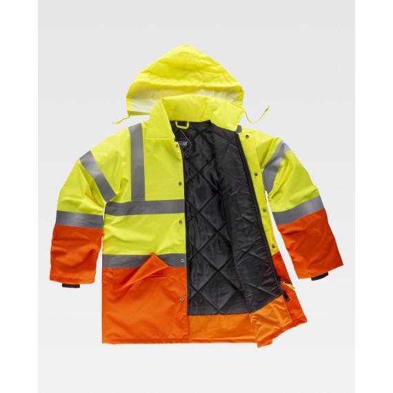 Waterproof padded parka for urban jobs
