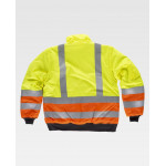 Piloto impermeable Flúor con mangas desmontables WORKTEAM C3736