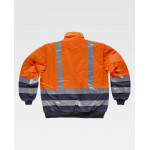 Piloto acolchada e impermeable con mangas desmontables WORKTEAM C3730