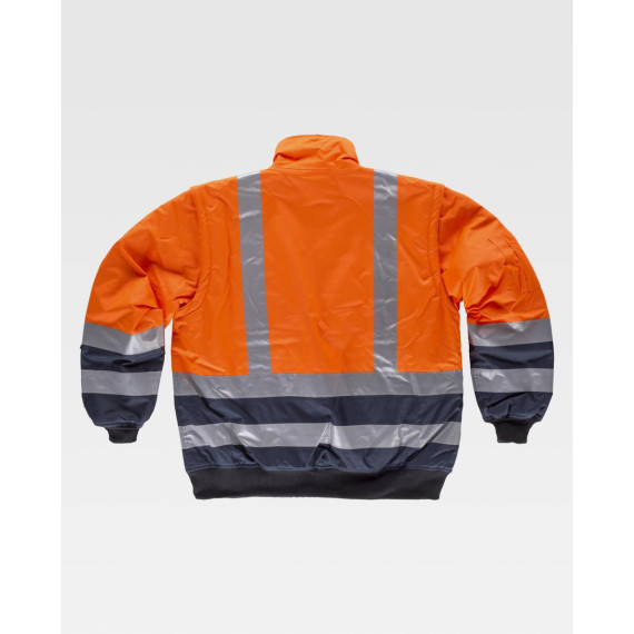 Piloto acolchada e impermeable con mangas desmontables WORKTEAM C3730
