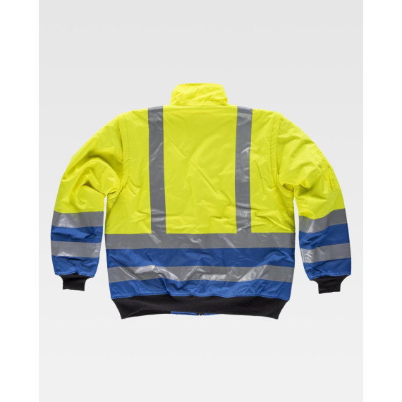 WORKTEAM C3740 Convertible High Visibility Pilot with high collar and waist adjustment