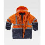 Parka Cabrio 5 in 1 in Kombination mit hoher Sichtbarkeit