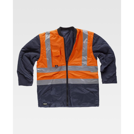 5-in-1 convertible parka combined with high visibility WORKTEAM C3735