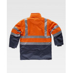 5-in-1 convertible parka combined with high visibility WORKTEAM C3735
