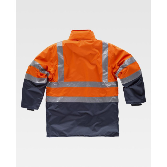 Parka convertível 5 em 1 combinada com alta visibilidade WORKTEAM C3735