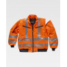 High collar pilot with reflective tapes and detachable sleeves WORKTEAM C3720