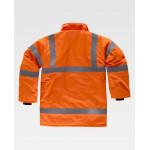 Parkour imbottito e impermeabile in tessuto Oxford WORKTEAM Fluor C3700