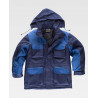 Parka with padded interior lining in multi-pocket Oxford fabric WORKTEAM Future WF1858