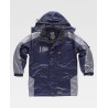 Combined padded parka in stain-resistant Beaver Nylon fabric WORKTEAM Future WF1912