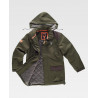 Parka impermeável acolchoada com canesú nas costas WORKTEAM S8230