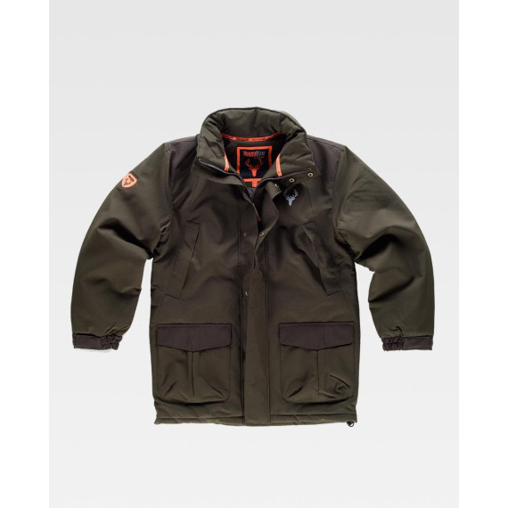Parka impermeabile imbottita con yoke sulla schiena WORKTEAM S8230