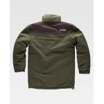 Parka impermeable acolchada con canesú en espalda WORKTEAM S8230