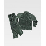 Waterproof raglan sleeve jacket with nylon zipper WORKTEAM Sport S2000