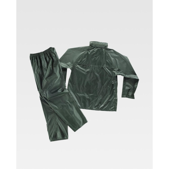 Waterproof raglan sleeve jacket with nylon zipper WORKTEAM Sport S2000