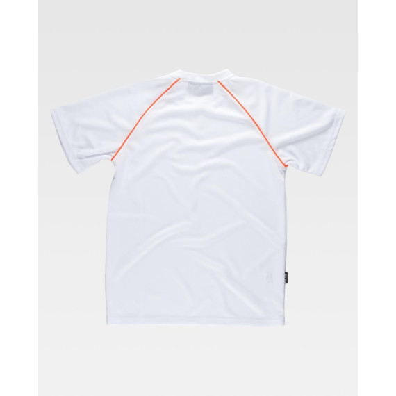 Camiseta de manga corta en tejido técnico WORKTEAM S6640 Servicios