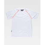 Camiseta de manga corta en tejido técnico WORKTEAM S6640 Servicios