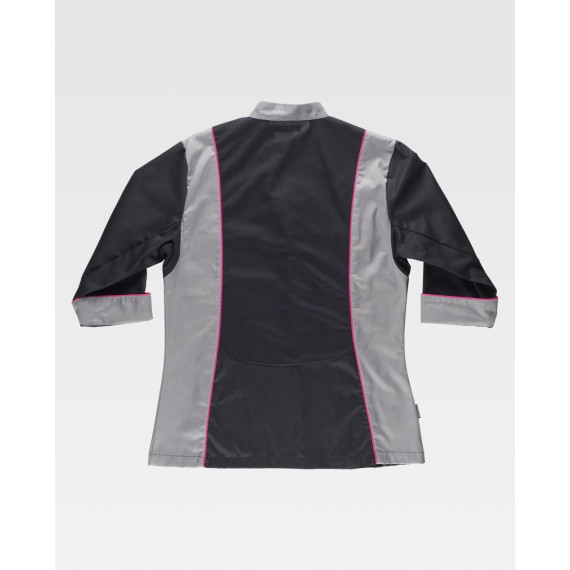 Veste de cuisine cintrée à manches françaises WORKTEAM Services B9241