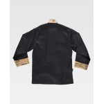 Veste de cuisine unisexe combinée avec poignet et volant imprimé WORKTEAM B9203