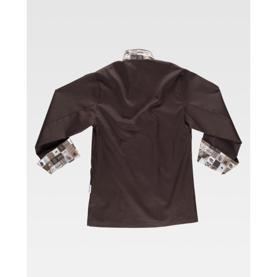 Giacca da cucina unisex con bottoni di sicurezza WORKTEAM B9209