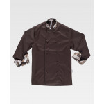 Unisex kitchen jacket combined with safety buttons WORKTEAM B9209
