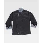 Double-breasted kitchen jacket with zipper WORKTEAM B9208