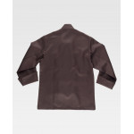 Unisex kitchen jacket with combined safety buttons WORKTEAM B9205