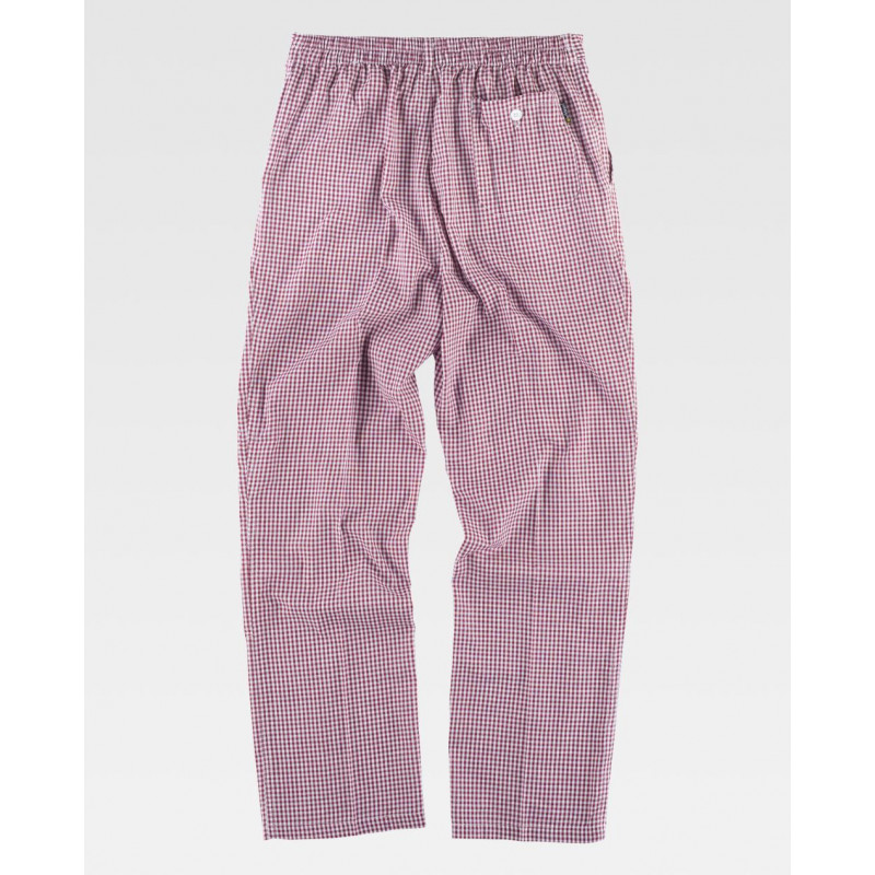 Unisex trousers woven from vichí frames