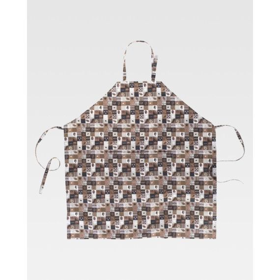 Grembiule con pettorina stampata 90X95 cm WORKTEAM Servizi M519