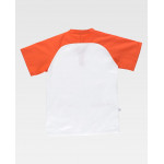 Casaco de manga raglan curta e gola cruzada WORKTEAM Serviços B9700