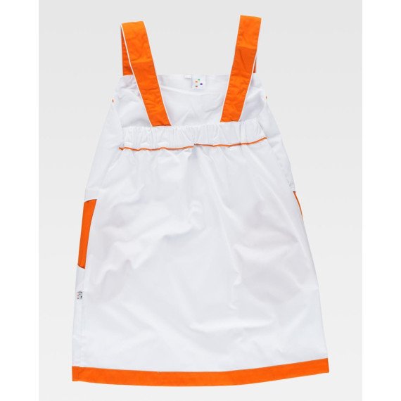 Pichì combinato con spalline e elastico sulla schiena WORKTEAM M2009