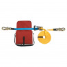 Adjustable 20m tape lifeline, anti-tangle hooks and bag - EN795