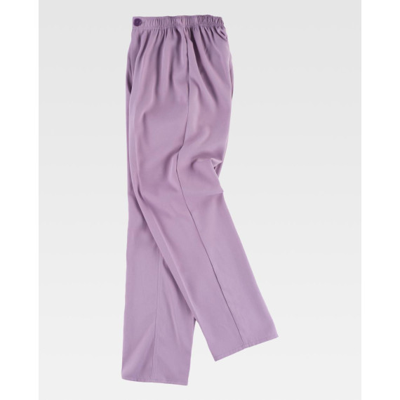 Pantalon droit de service avec taille élastique WORKTEAM B9501 100% polyester