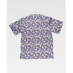 Casaca con estampado multicolor y cuello de tirilla WORKTEAM B9812