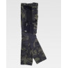 Pantalón con estampado camuflaje con refuerzo en rodillas WORKTEAM S8515