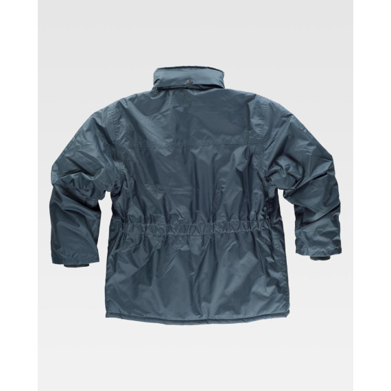 Parka acolchoada em tecido Oxford com gola alta e capuz ajustável WORKTEAM S1000